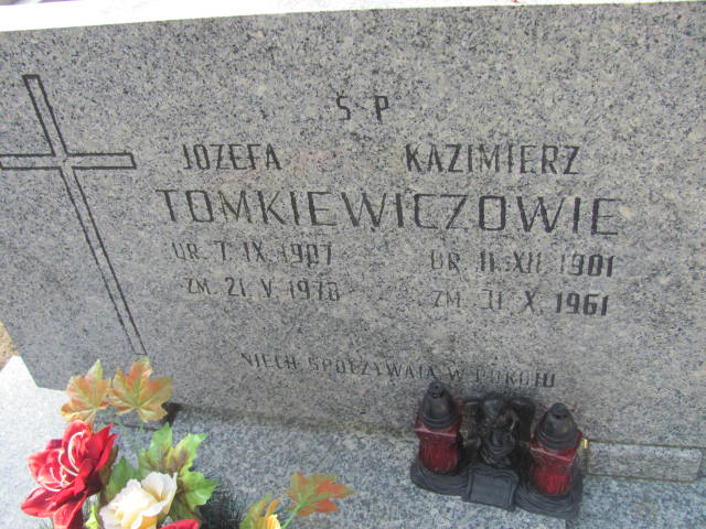 Józefa Tomkiewicz 1907 Moryń - Grobonet - Wyszukiwarka osób pochowanych