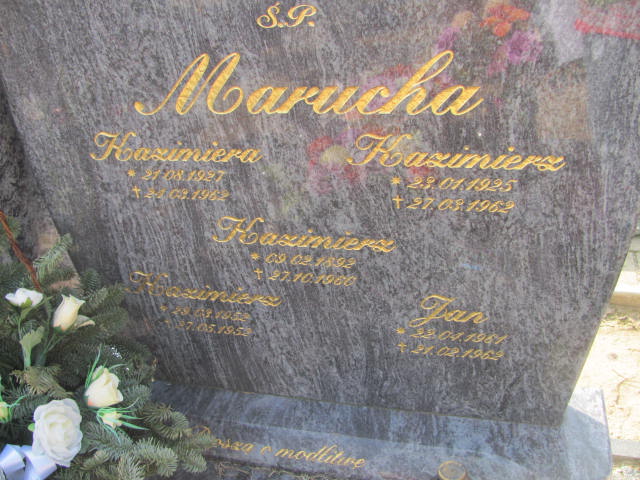 Jan Marucha 1961 Moryń - Grobonet - Wyszukiwarka osób pochowanych