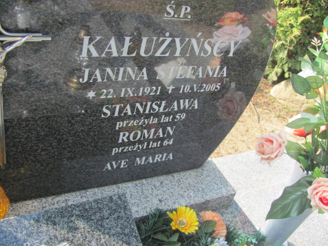 Wojciech Józef Kałużyński 1958 Moryń - Grobonet - Wyszukiwarka osób pochowanych