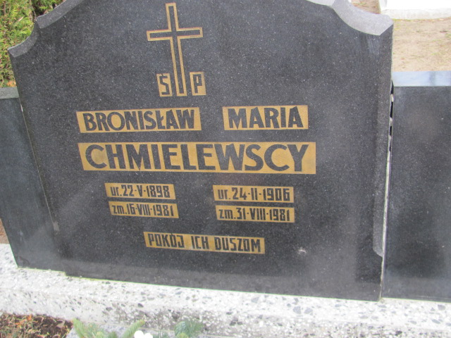 Bronisław Chmielewski 1898 Moryń - Grobonet - Wyszukiwarka osób pochowanych