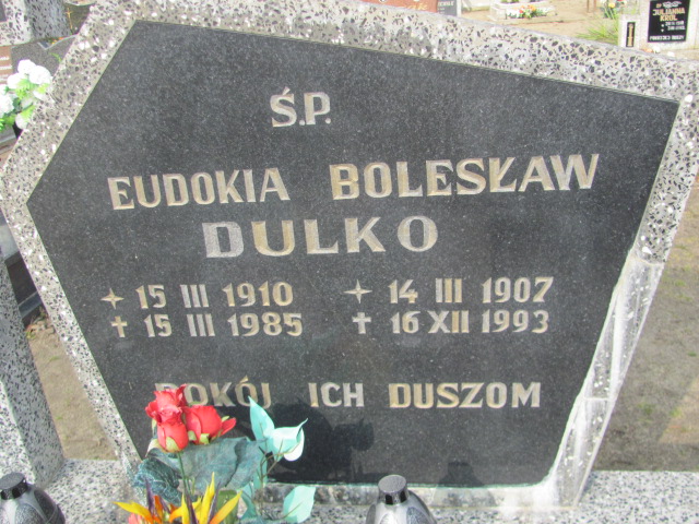 Bolesław Dulko 1907 Moryń - Grobonet - Wyszukiwarka osób pochowanych