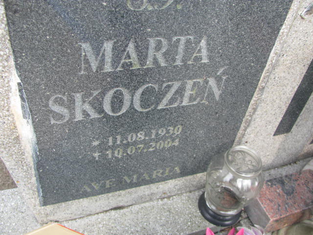 Marta Skoczeń 1930 Moryń - Grobonet - Wyszukiwarka osób pochowanych