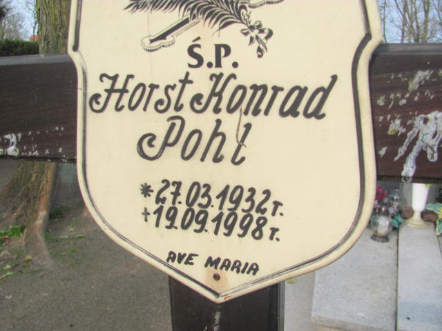 Horst Konrad Pohl 1932 Moryń - Grobonet - Wyszukiwarka osób pochowanych