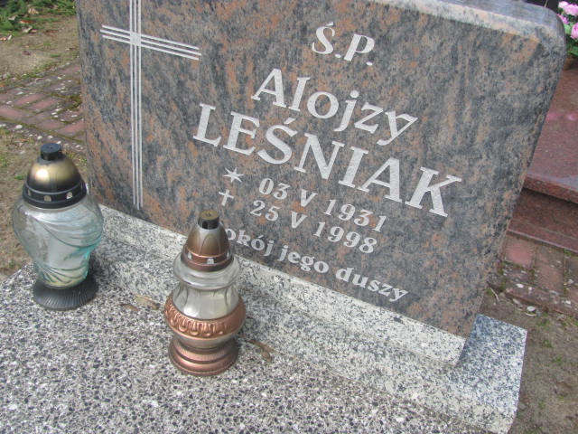 Alojzy Leśniak 1931 Moryń - Grobonet - Wyszukiwarka osób pochowanych