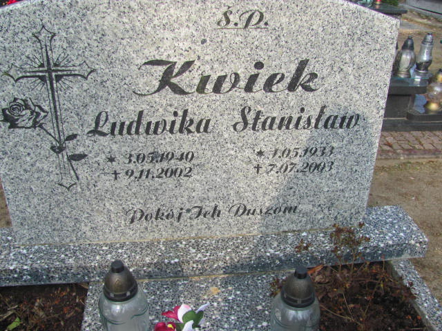 Stanisław Kwiek 1933 Moryń - Grobonet - Wyszukiwarka osób pochowanych