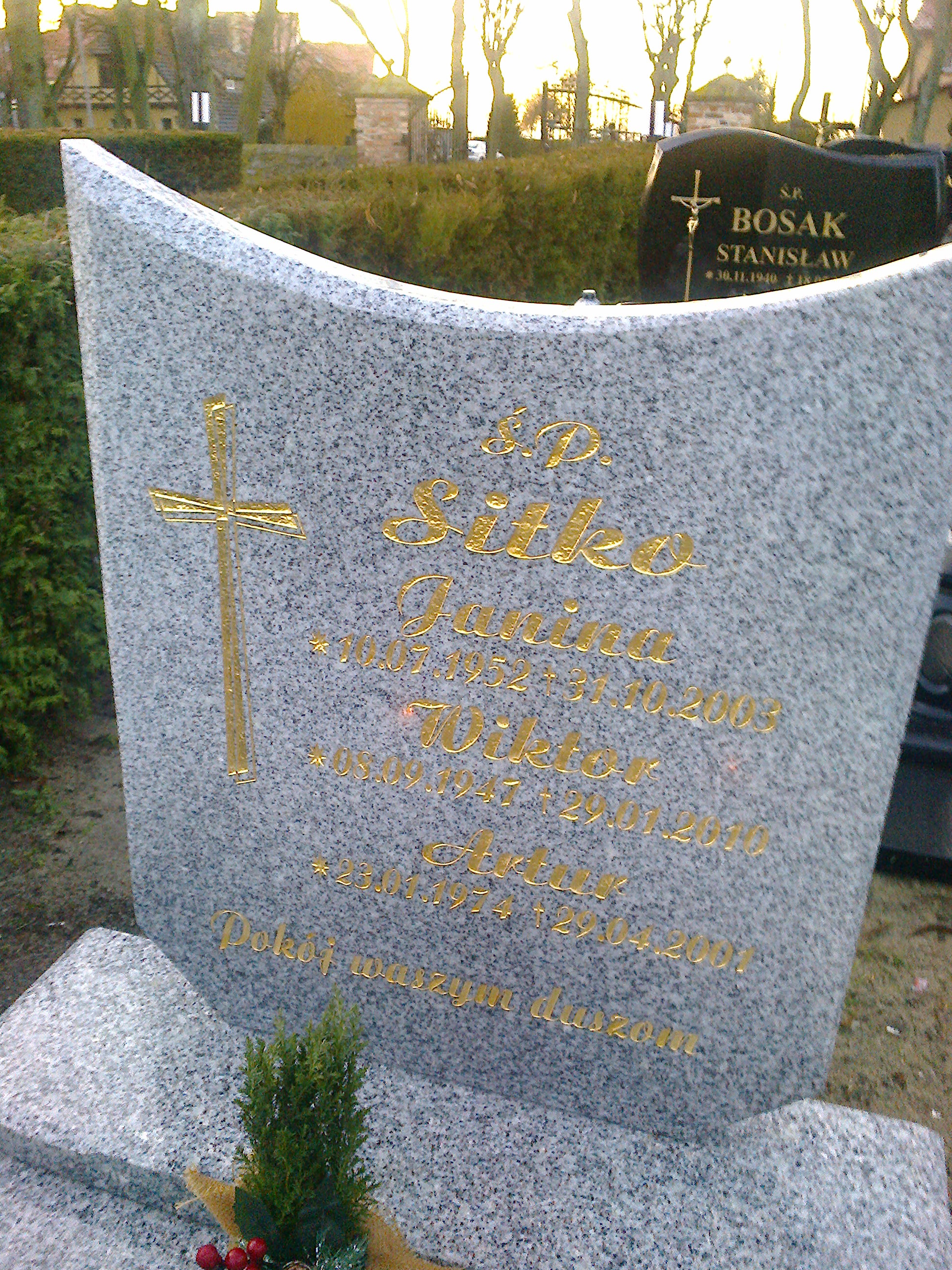 Artur Sitko 1974 Moryń - Grobonet - Wyszukiwarka osób pochowanych