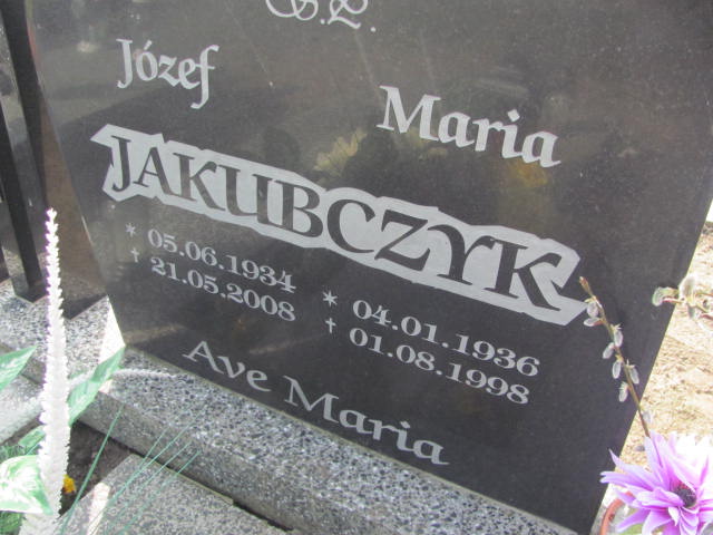 Maria Jakubczyk 1936 Moryń - Grobonet - Wyszukiwarka osób pochowanych
