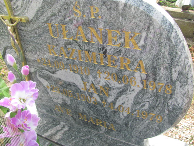 Jan Ułanek 1903 Moryń - Grobonet - Wyszukiwarka osób pochowanych