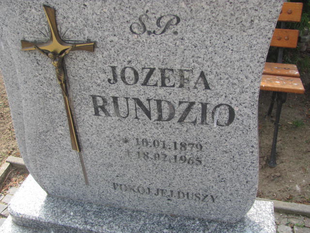Józefa Rundzio 1879 Moryń - Grobonet - Wyszukiwarka osób pochowanych