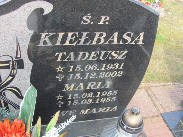 Maria Kiełbasa 1955 Moryń - Grobonet - Wyszukiwarka osób pochowanych