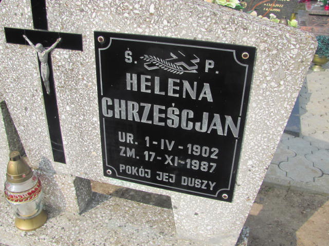 Helena Chrześcjan 1902 Moryń - Grobonet - Wyszukiwarka osób pochowanych