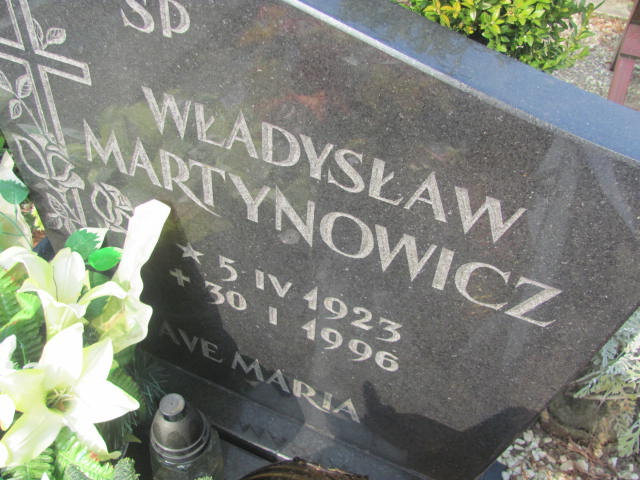 Władysław Martynowicz 1923 Moryń - Grobonet - Wyszukiwarka osób pochowanych