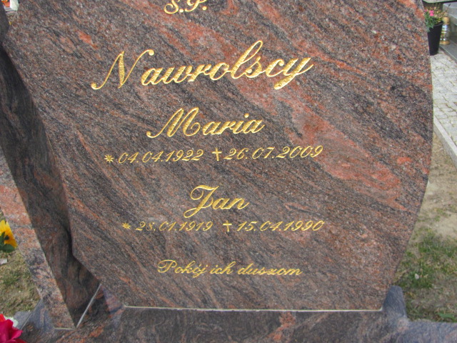 Maria Nawrolska 1922 Moryń - Grobonet - Wyszukiwarka osób pochowanych